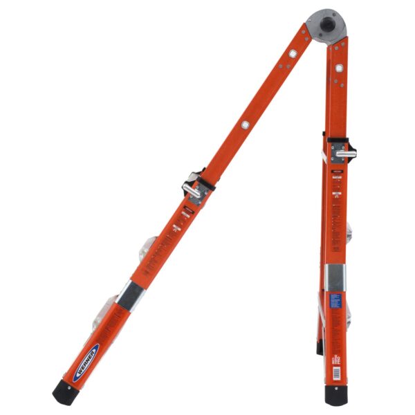 Werner FMT-13 14ft Reach Multi-Position Fiberglass Pro Ladder, Type IA, 300 lb Load Capacity product image
