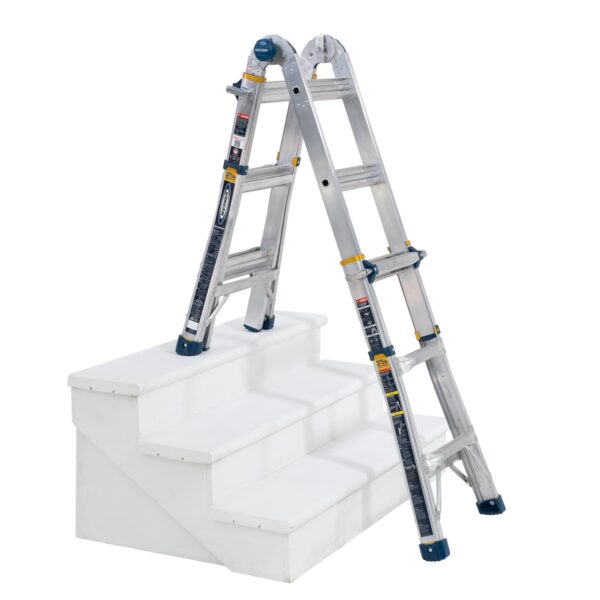 Werner MT-14IAA 14ft Reach Multi-Position Ladder, Type IAA, 375 lb Load, 13 ft product image
