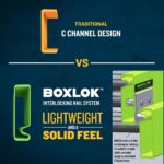 Werner B7116-2 16ft AERO Type IAA Fiberglass Box Rail/Tri-Rung Extension Ladder, Safety-Green product image