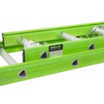 Werner B7116-2 16ft AERO Type IAA Fiberglass Box Rail/Tri-Rung Extension Ladder, Safety-Green product image