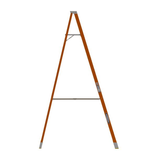 Werner P7410 Fiberglass Platform Ladder, 10 ft, Type IA, 300 lb, 16 ft Reach Height product image