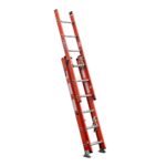 Werner D6216-3 16ft Type IA Fiberglass D-Rung Three-Section Extension Ladder, 300 lb Duty Rating product image