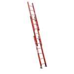 Werner D6216-3 16ft Type IA Fiberglass D-Rung Three-Section Extension Ladder, 300 lb Duty Rating product image