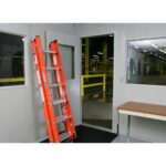 Werner D6216-3 16ft Type IA Fiberglass D-Rung Three-Section Extension Ladder, 300 lb Duty Rating product image