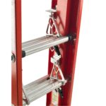 Werner D6216-3 16ft Type IA Fiberglass D-Rung Three-Section Extension Ladder, 300 lb Duty Rating product image