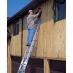 Werner D1216-2 16ft Type II Aluminum D-Rung Extension Ladder, 225 lb Duty Rating product image