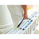 Werner D1216-3 16 ft Type II Compact Aluminum Extension Ladder, 225 lb Duty Rating product image