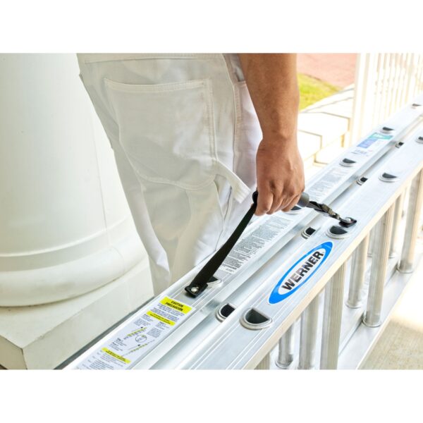 Werner D1216-3 16 ft Type II Compact Aluminum Extension Ladder, 225 lb Duty Rating product image