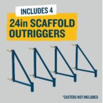 Werner NSRO-72-4 18 in Scaffold Outriggers Kit, Set of 4 product image