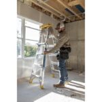 Werner ALMP-18IAA 18ft Reach Aluminum Multi-Position Ladder, 375 lb Type IAA Duty Rating product image