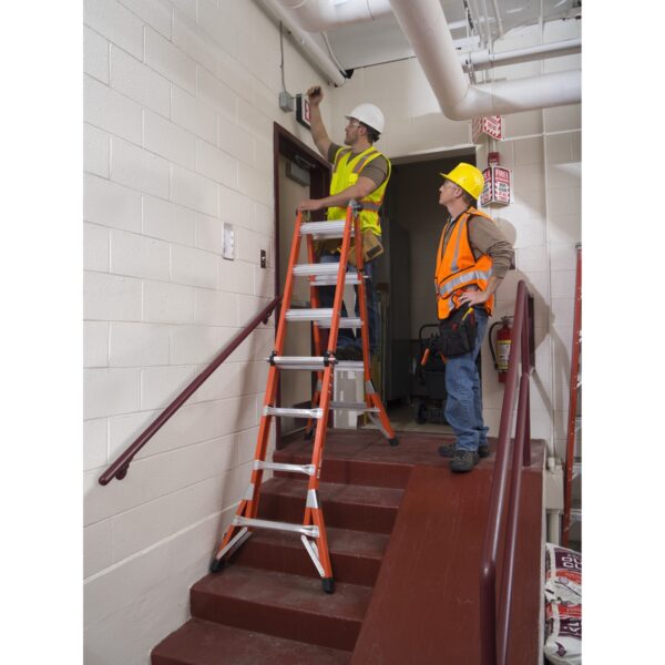 Werner FMT-17 18ft Reach Multi-Position Fiberglass Pro Ladder, Type IA, 300 lb Load Capacity product image