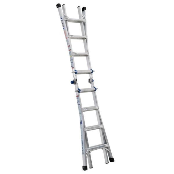 Werner MT-17 18ft Reach Multi-Position Ladder, Type IA, 300 lb Load, Aluminum, 17 ft product image