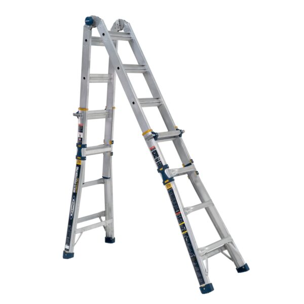 Werner MT-18IAA 18ft Reach Multi-Position Ladder, Type IAA, 375 lb Load, 17 ft Size product image