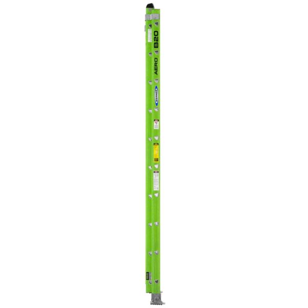 Werner B7120-2 20ft AERO Type IAA Fiberglass Box Rail/Tri-Rung Extension Ladder, 375 lb Duty Rating product image