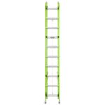 Werner B7120-2 20ft AERO Type IAA Fiberglass Box Rail/Tri-Rung Extension Ladder, 375 lb Duty Rating product image