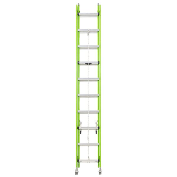 Werner B7120-2 20ft AERO Type IAA Fiberglass Box Rail/Tri-Rung Extension Ladder, 375 lb Duty Rating product image