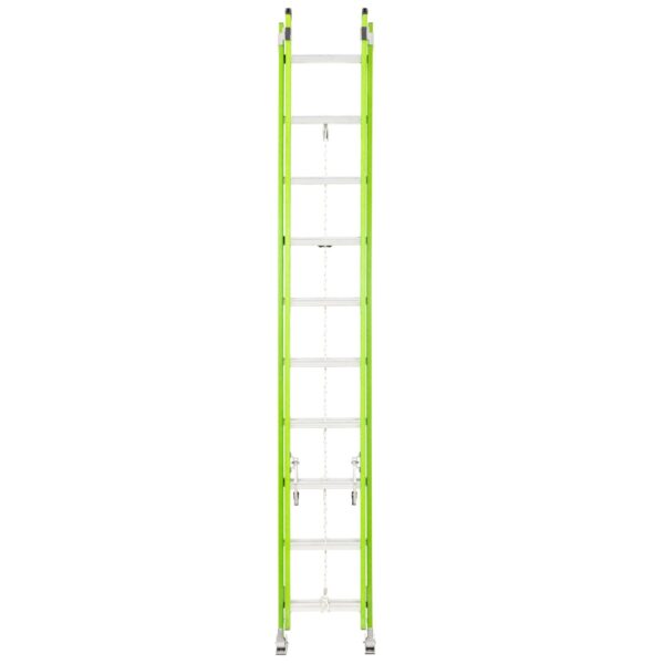 Werner B7120-2 20ft AERO Type IAA Fiberglass Box Rail/Tri-Rung Extension Ladder, 375 lb Duty Rating product image
