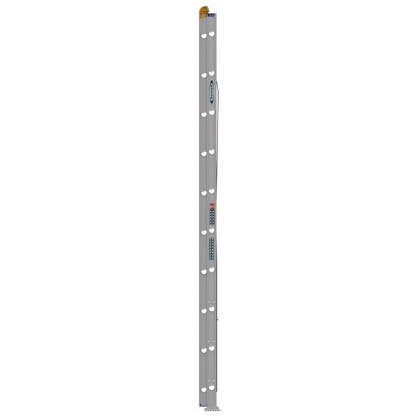Werner D1320-2 20ft Type I Aluminum D-Rung Extension Ladder, 250 lb Load, 2-Section product image