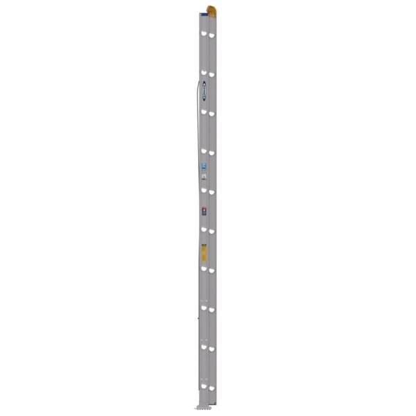 Werner D1320-2 20ft Type I Aluminum D-Rung Extension Ladder, 250 lb Load, 2-Section product image