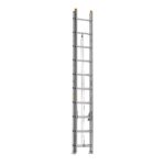 Werner D1320-2 20ft Type I Aluminum D-Rung Extension Ladder, 250 lb Load, 2-Section product image