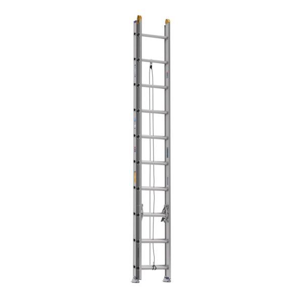 Werner D1320-2 20ft Type I Aluminum D-Rung Extension Ladder, 250 lb Load, 2-Section product image