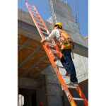 Werner D6220-2 20ft Type IA Fiberglass D-Rung Extension Ladder, 300 lb Duty Rating product image