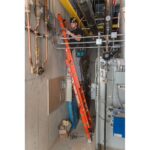 Werner D6220-3 20ft Type IA Fiberglass D-Rung Three-Section Extension Ladder, 300 lb Duty Rating product image