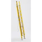 Werner D7120-2 20ft Type IAA Fiberglass D-Rung Extension Ladder, 375 lb Duty Rating product image