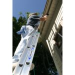Werner D1220-2 20ft Type II Aluminum D-Rung Extension Ladder, 225 lb Duty Rating product image