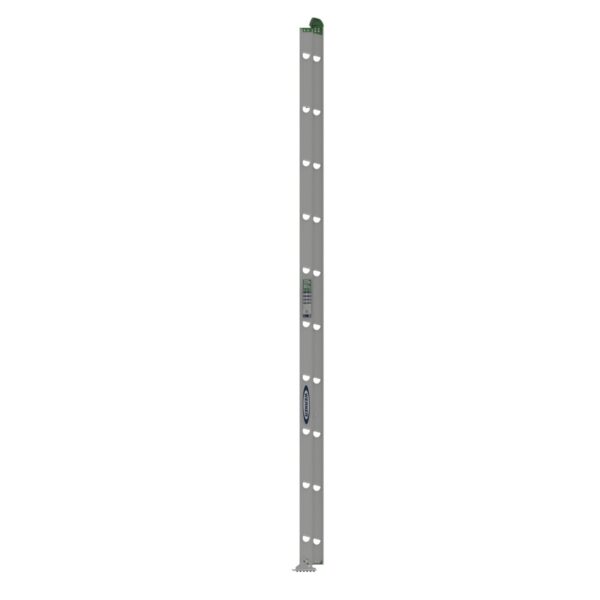 Werner D1220-2 20ft Type II Aluminum D-Rung Extension Ladder, 225 lb Duty Rating product image