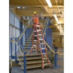 Werner FMT-22 22ft Reach Multi-Position Fiberglass Pro Ladder, Type IA, 300 lb product image