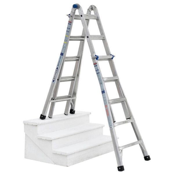 Werner MT-22 22ft Multi-Position Ladder, Type IA, 300 lb Load Capacity, Aluminum product image