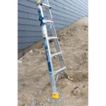 Werner MT-22IAAL 22ft Reach Multi-Position Ladder with Built-In Leveling, 375 lb Load Capacity, Aluminum product image