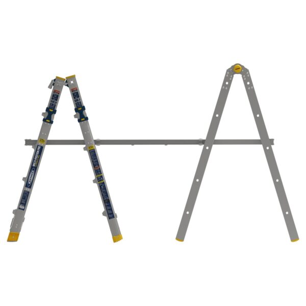 Werner MT-22IAAL 22ft Reach Multi-Position Ladder with Built-In Leveling, 375 lb Load Capacity, Aluminum product image