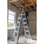 Werner MT-22IAAL 22ft Reach Multi-Position Ladder with Built-In Leveling, 375 lb Load Capacity, Aluminum product image