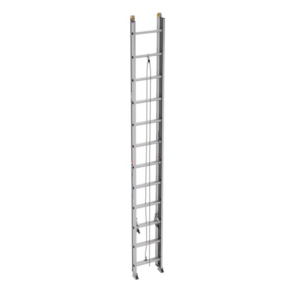Werner D1324-2 24ft Type I Aluminum D-Rung Extension Ladder, 250 lb Duty Rating product image