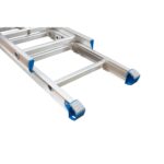 Werner D1824-2EQ 24ft Type I Aluminum D-Rung The Equalizer Extension Ladder, EverLevel leveling, 250 lb duty rating product image