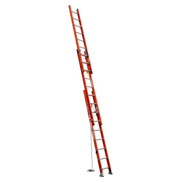 Werner D6224-3 24ft Type IA Fiberglass D-Rung Extension Ladder, 300 lb Duty Rating product image