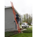 Werner D6224-3 24ft Type IA Fiberglass D-Rung Extension Ladder, 300 lb Duty Rating product image