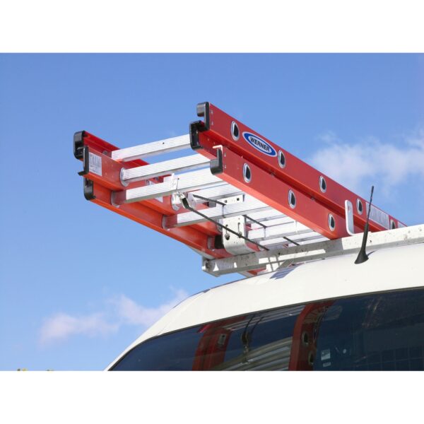 Werner D6224-3 24ft Type IA Fiberglass D-Rung Extension Ladder, 300 lb Duty Rating product image
