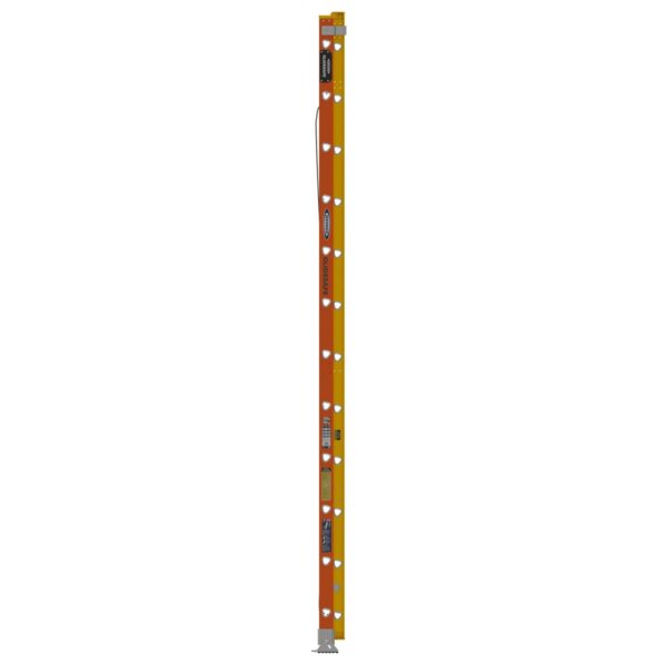 Werner T6224-2GS GLIDESAFE Type IA Fiberglass Tri-Rung Extension Ladder, 24 ft, 300 lb Duty Rating product image