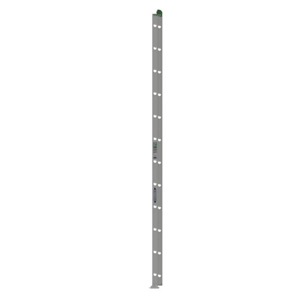 Werner D1224-2 24ft Type II Aluminum D-Rung Extension Ladder, 225 lb Duty Rating product image