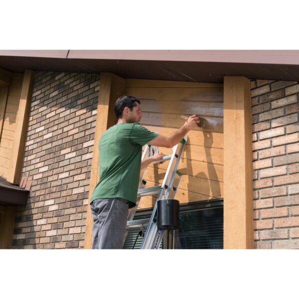 Werner D1224-2 24ft Type II Aluminum D-Rung Extension Ladder, 225 lb Duty Rating product image