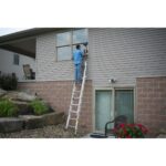 Werner D1724-2EQ 24 ft Type II Aluminum D-Rung The Equalizer Extension Ladder, 225 lb Duty Rating product image
