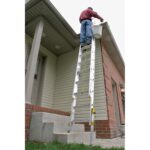 Werner D1724-2EQ 24 ft Type II Aluminum D-Rung The Equalizer Extension Ladder, 225 lb Duty Rating product image