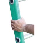 Werner D5924-2 24ft Type II Fiberglass D-Rung Extension Ladder, 225 lb Load Capacity product image