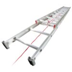 Werner D1124-2 24ft Type III Aluminum D-Rung Extension Ladder, 200 lb Duty Rating product image