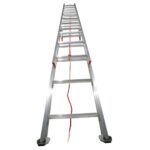 Werner D1124-2 24ft Type III Aluminum D-Rung Extension Ladder, 200 lb Duty Rating product image