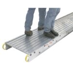Werner WNS-2616 24in W x 16ft L Nestable Stage, Aluminum, 500 lb Duty Rating product image