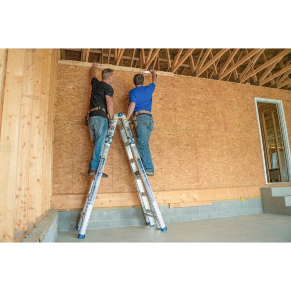 Werner MT-26IAA 26ft Reach Multi-Position Ladder, Type IAA 375 lb, Aluminum product image
